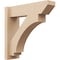 Ekena Millwork 7 1/2-in W x 30-in D x 30-in H Imperial Slat Rough Cedar Woodgrain TimberThane Outlooker, Primed Tan OUTUR075X30X30IMP24RCPR - alternate 1
